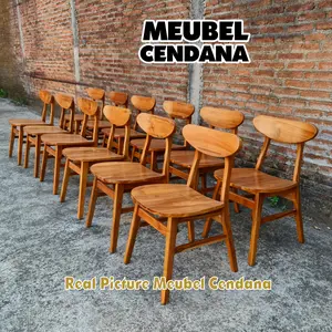 Kursi Makan Jati Minimalis Modern / Kursi Cafe Jati Kursi Makan Hotel
