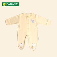 Gambar BANANA Jumper Bayi Perempuan Bordir Kelinci Tutup Kaki - Putih, XS dari BANANA Official Store Kota Administrasi Jakarta Timur 2 Tokopedia