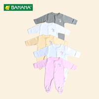 Gambar BANANA Jumper Bayi Perempuan Bordir Kelinci Tutup Kaki - Putih, XS dari BANANA Official Store Kota Administrasi Jakarta Timur 1 Tokopedia