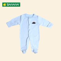 Gambar BANANA Jumper Bayi Laki - Laki Bordir Dino Tutup Kaki - Putih, XS dari BANANA Official Store Kota Administrasi Jakarta Timur 5 Tokopedia