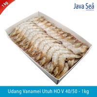 Gambar Udang Vanamei Utuh Ada Kepala HO V 40/50 pack 1kg Java Sea dari JAVA SEA Kab. Tangerang 3 Tokopedia