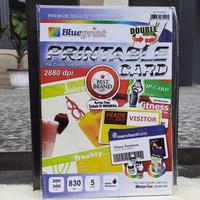 Gambar PVC ID Card Blue Print isi 5 Lembar Free Bubble Wrap dari KnRAcc Kota Bandung 2 Tokopedia