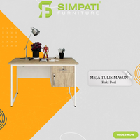Gambar Meja Tulis Mason - Meja Belajar - Meja Kerja Minimalis Kaki Besi dari Simpati Furniture Kab. Tangerang 3 Tokopedia