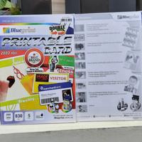 Gambar PVC ID Card Blue Print isi 5 Lembar Free Bubble Wrap dari KnRAcc Kota Bandung 4 Tokopedia