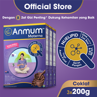 Gambar Anmum Materna Susu Bubuk Cokelat 3 x 200g - Susu Ibu Hamil dari Fonterra Indonesia Kota Bekasi 1 Tokopedia