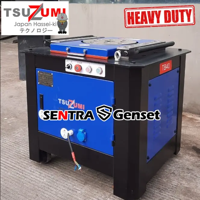 Mesin bar bending/bender 40 mm Tsuzumi TB 40 - Japan Technology