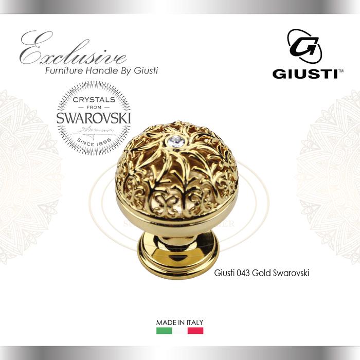 Gambar Tarikan Laci - Furniture Handle Giusti 043 Swarovski - Placcato Oro dari SES Official Store Kota Administrasi Jakarta Utara Tokopedia