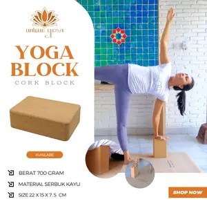 [[TERMURAH]] Suppliyer Block Cork / Yoga Brick / Balok Yoga