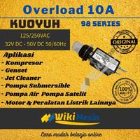 Gambar Taiwan ORI Overload 10A Thermal Protector 10 Amper Kuoyuh Series 98 dari Overload Wikimesin Kab. Tangerang 3 Tokopedia