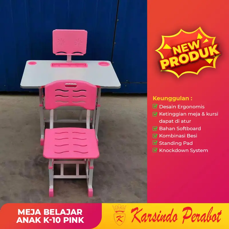Meja belajar anak-anak 8888 multifungsi 1