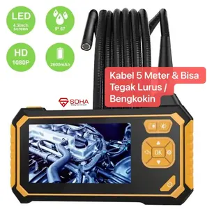 i16 Antscope LCD Handheld Digital Endoscope 4.3 inch 8mm 1080P Camera