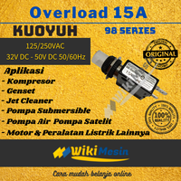 Gambar Overload Thermal Circuit Breaker Kuoyuh 15 Amper 98 Series 15A dari Overload Wikimesin Kab. Tangerang 2 Tokopedia