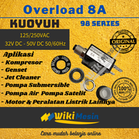 Gambar Overload Thermal Circuit Breaker Kuoyuh 8 Amper 98 Series 8A dari Overload Wikimesin Kab. Tangerang 2 Tokopedia