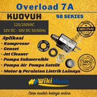 Gambar Taiwan ORI Overload 7A Thermal Protector 7 Amper Kuoyuh Series 98 dari Overload Wikimesin Kab. Tangerang 1 Tokopedia