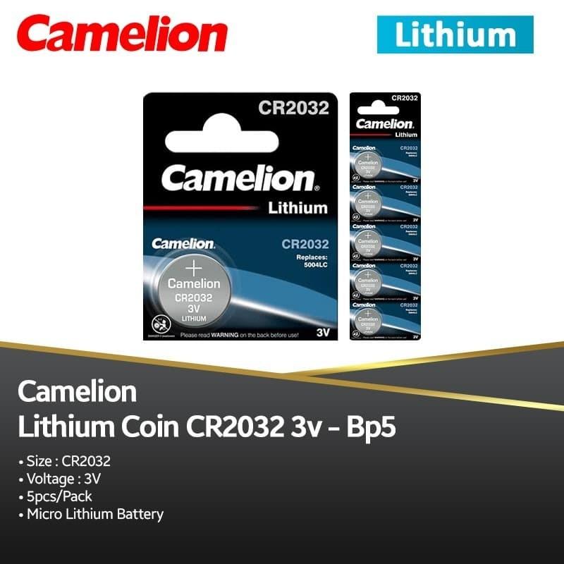 Camelion Baterai Lithium CR2032 BP1 Baterai CR 2032 Baterai 2032 Koin 3