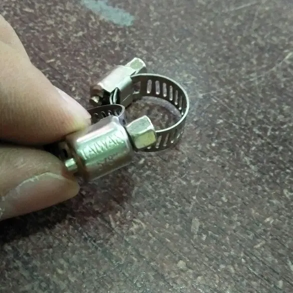 Klem cincin selang stim / angin kompresor max 5/8" maksimum 0