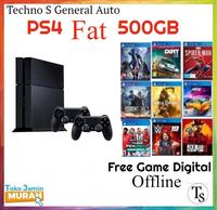 Gambar PS4 Fat PS4 Slim PS4 Pro 500GB 1TB 500 gb 1 TB FULL GAME - FAT 500GB, No Game  dari Techno S General Auto / TSGA Kota Administrasi Jakarta Selatan 4 Tokopedia