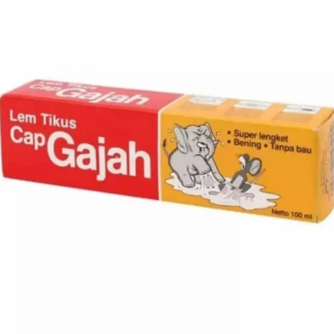 Lem tikus super lengket cap gajah tube 1
