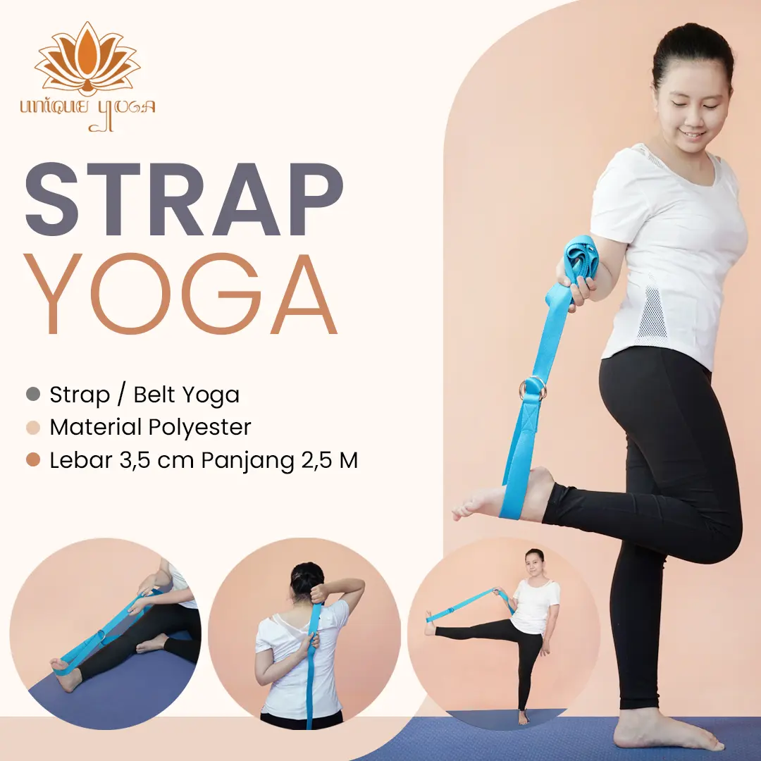[[TERLARIS]] Yoga BELT / STRAP METAL BELT YOGA / RING YOGA