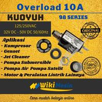 Gambar Taiwan ORI Overload 10A Thermal Protector 10 Amper Kuoyuh Series 98 dari Overload Wikimesin Kab. Tangerang 2 Tokopedia