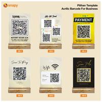 Jual QR STAND / STANDING CUSTOM QR CODE MEJA KAFE / QRIS / KASIR ...