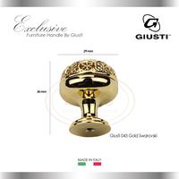 Gambar Tarikan Laci - Furniture Handle Giusti 043 Swarovski - Placcato Oro dari SES Official Store Kota Administrasi Jakarta Utara 3 Tokopedia