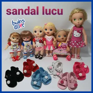 READY !!! Sepatu Sandal Sendal Boneka Baby Alive Animator MellChan Pom