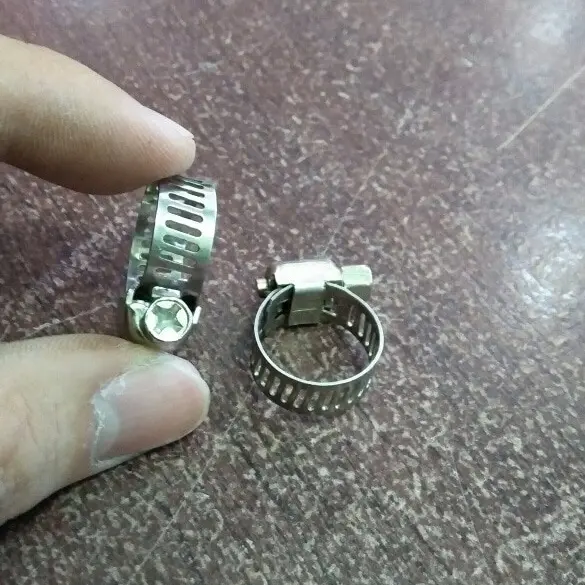 Klem cincin selang stim / angin kompresor max 5/8" maksimum 3