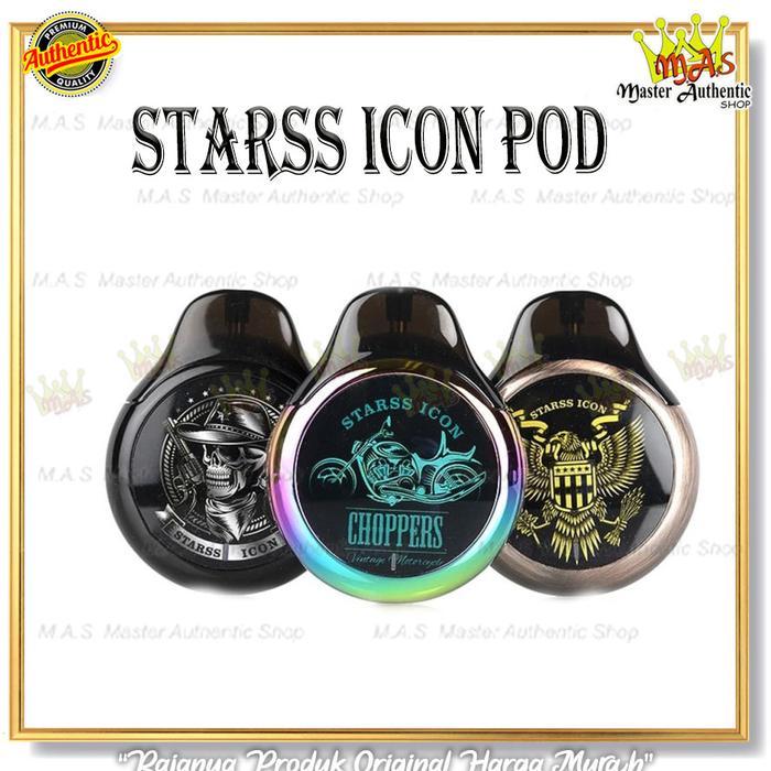 Jual Authentic Vape STARSS ICON POD SYSTEM STARTER KIT - BLACK - Kota  Administrasi Jakarta Barat - Jolesco Living