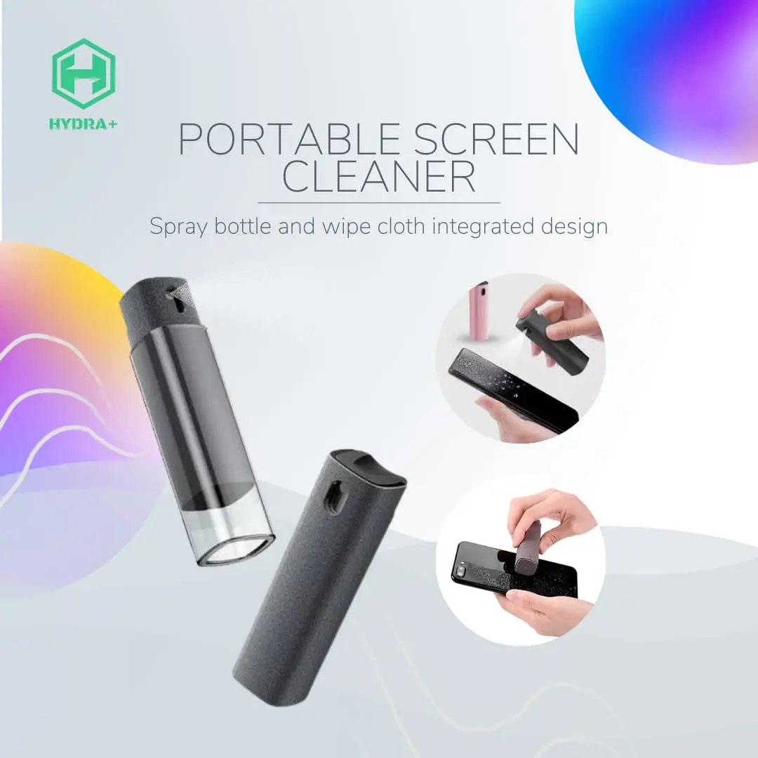 HYDRA+ Portable Screen Cleaner 2in1 - Semprotan Spray Pembersih Layar