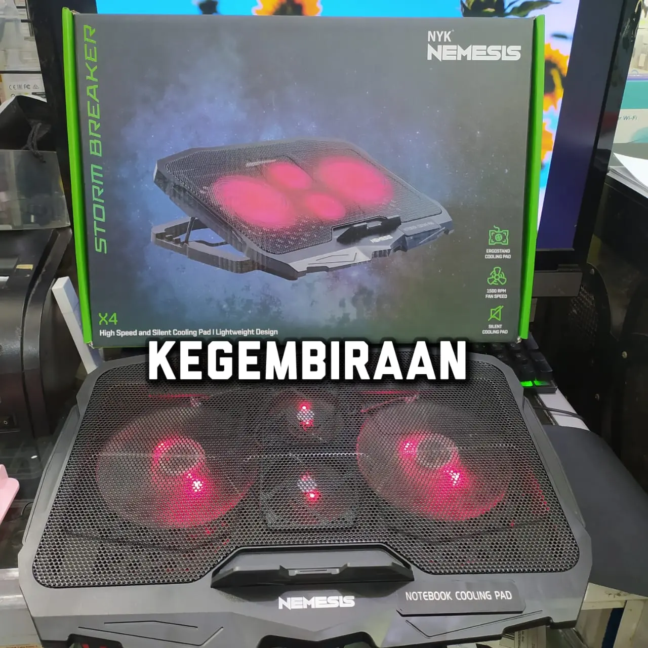Cooling Pad NYK Nemesis X4 Storm Breaker