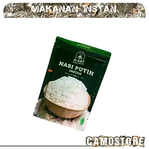Ransum Camping Nasi Putih 1 porsi H-eat Makanan Instan 70gr