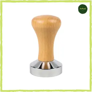 Tamper Kopi Espresso Coffee Press Filler Hammer 51mm Tamping Temper