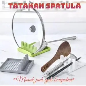 TATAKAN SPATULA TATAKAN TUTUP PANCI TATAKAN ALAT MASAK SPATULA