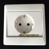 Gambar BOSS B2426L16S 16A 250V schuko socket outlet w/ safety shutter dari citraamantosa Kota Administrasi Jakarta Selatan 4 Tokopedia