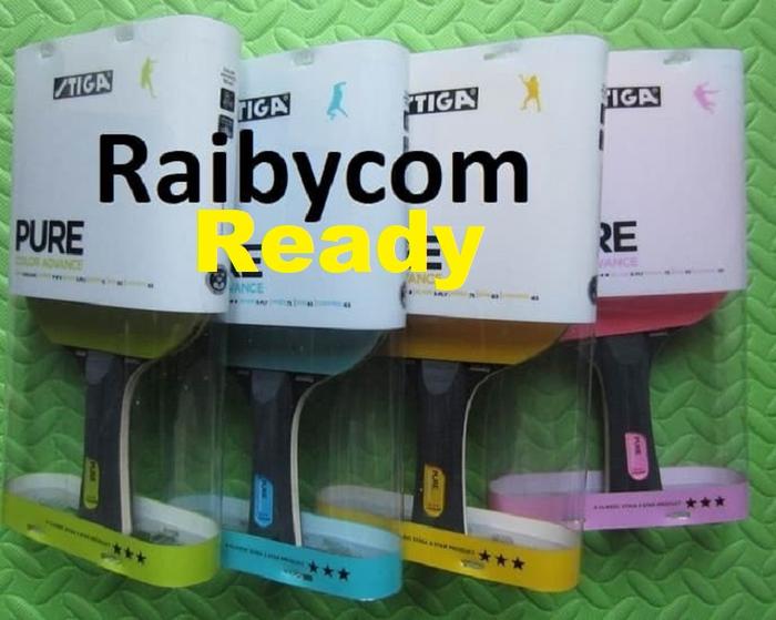 Gambar Bet Pingpong / Tenis Meja STIGA PURE 3 Star Bat / Bad Ping Pong Bed dari Raibycom Kota Bekasi Tokopedia