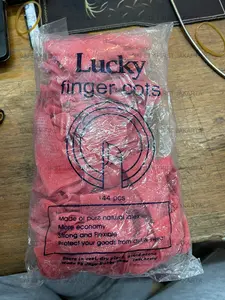 SARUNG JARI KARET / FINGER COTS ISI 144 / FINGER COAT MERAH