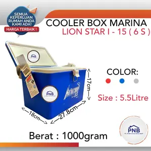 MARINA COOLER BOX 6S LIONSTAR 5,5 LITER