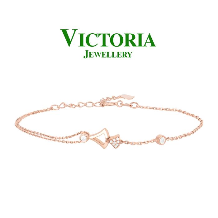 Gambar Gelang Rantai Berlian VBE655569 Victoria Jewellery dari Victoria Jewellery Online Kota Administrasi Jakarta Selatan Tokopedia