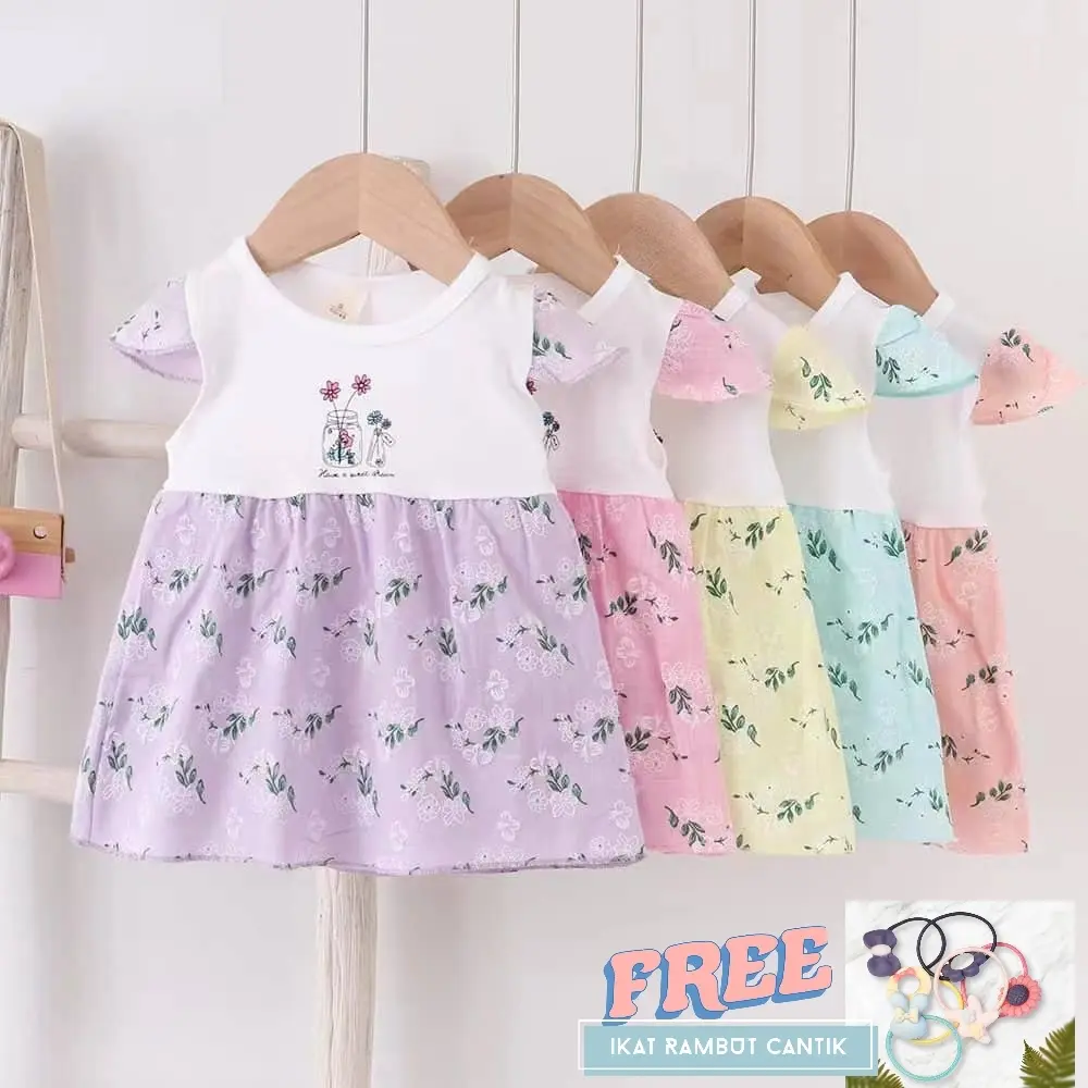 dress bayi/anak import 3 -24 bulan nyaman dan murah banget!hot sale!