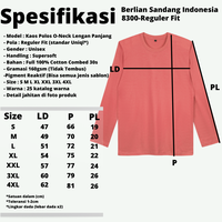 Gambar Kaos Lengan Panjang Pria Cotton Combed 30s FACTORY OUTLET dari Berlian Sandang Indonesia Kota Administrasi Jakarta Barat 3 Tokopedia