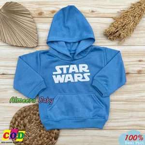 jaket Bayi Hoodie Bayi Saku Depan Usia 0-6 Bulan Almeera Baby