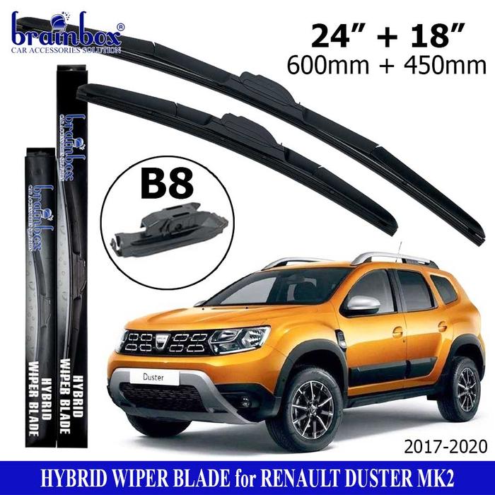 Gambar HIGH QUALITY Hybrid Wiper Blade Renault Duster Wiper Kaca Mobil Karet dari Brainbox Car and Home Kota Batam Tokopedia