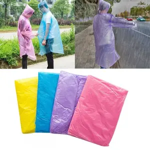 Jas Hujan Sekali Pakai - Jas Hujan Plastik - Ponco Disposable Raincoat