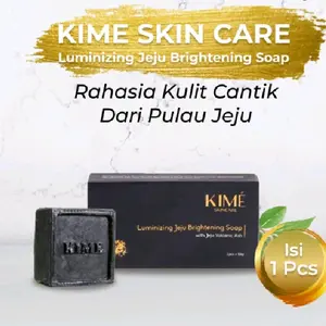 KIME skin care sabun Korea Jeju island pencerah wajah isi 1 BPOM