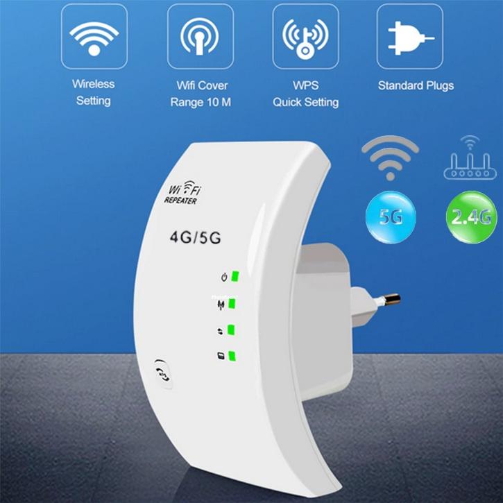 Alat Penguat Sinyal WIFI WIFI Repeater Amplifier Router Signal300Mbps ...