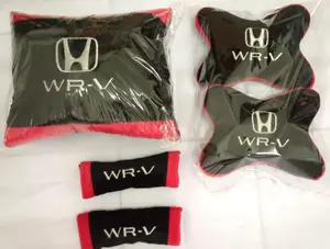 Aksesoris Honda WRV bantal mobil sandaran kepala alas jok 3 in 1 promo
