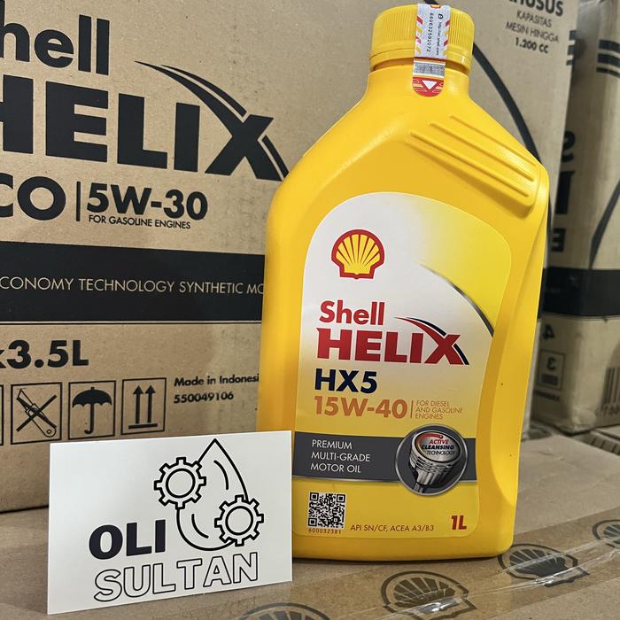 Sultan Shell Jual Shell HELIX HX5 15w40 1Liter | Oli Shell Helix HX5 1000ml | OLI ...
