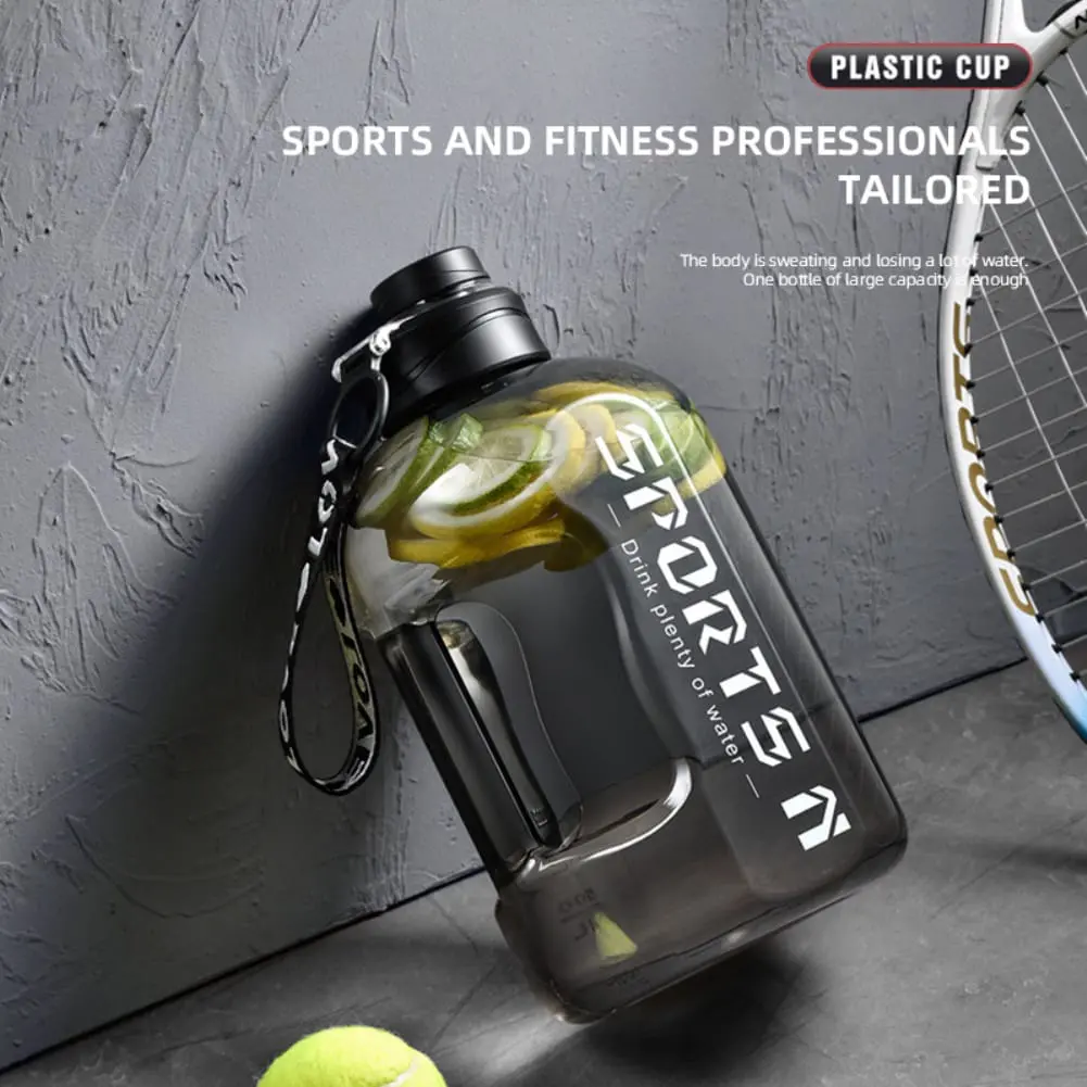 Termos Botol Minum Gym Fitness Olahraga Sport Water Bottle Jumbo 2.7L