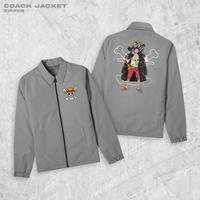 Gambar Zipper LUFFY RED Jaket Coach Pria Outwear Unisex Parasut Jaket - ARMY, L dari Fortklass Kota Administrasi Jakarta Barat 3 Tokopedia